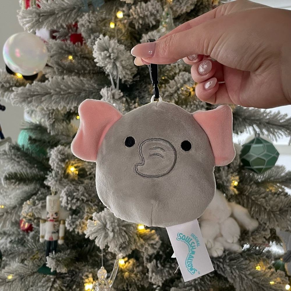 Custom Emma/Mila Elephant Squishmallows Clip